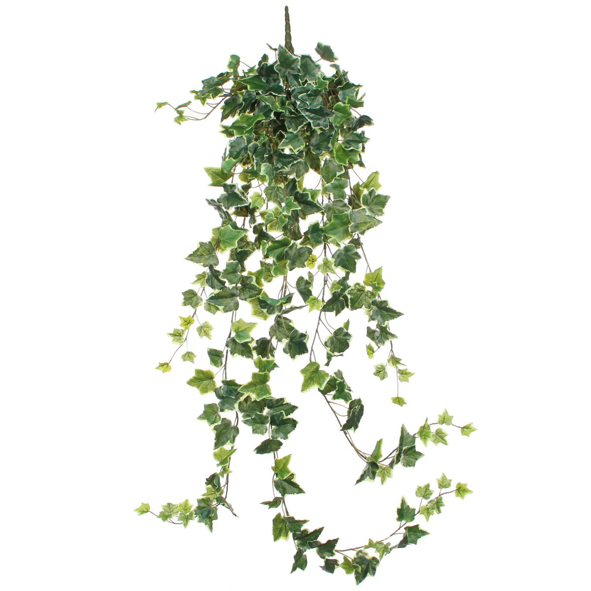Hedera Kunst Hangplant - H129 cm - Groen Bont Mica Decorations