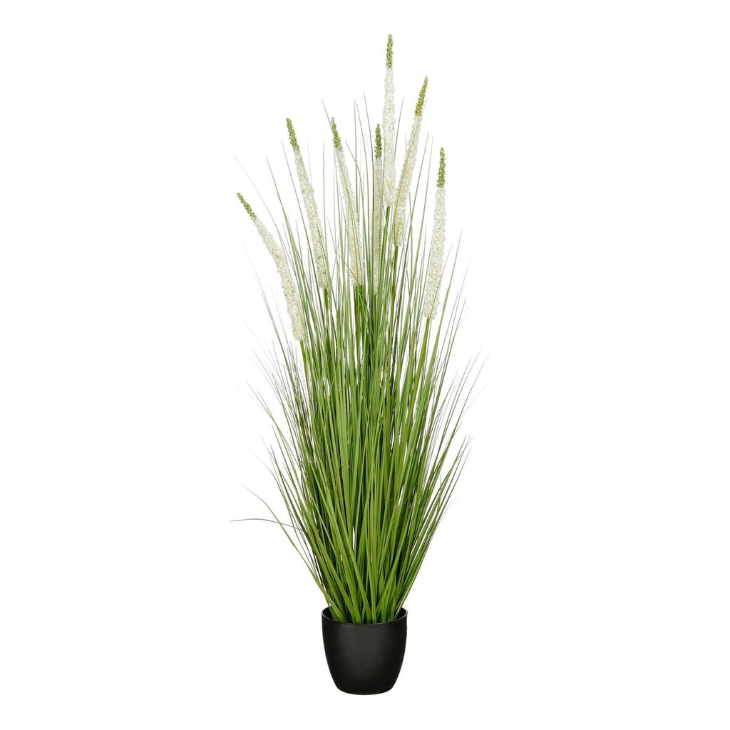 Kunstplant Siergras Wit Mica Decorations