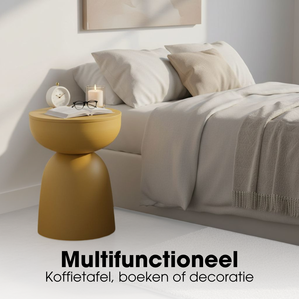 Bijzettafel Elliott Geel Mica Decorations