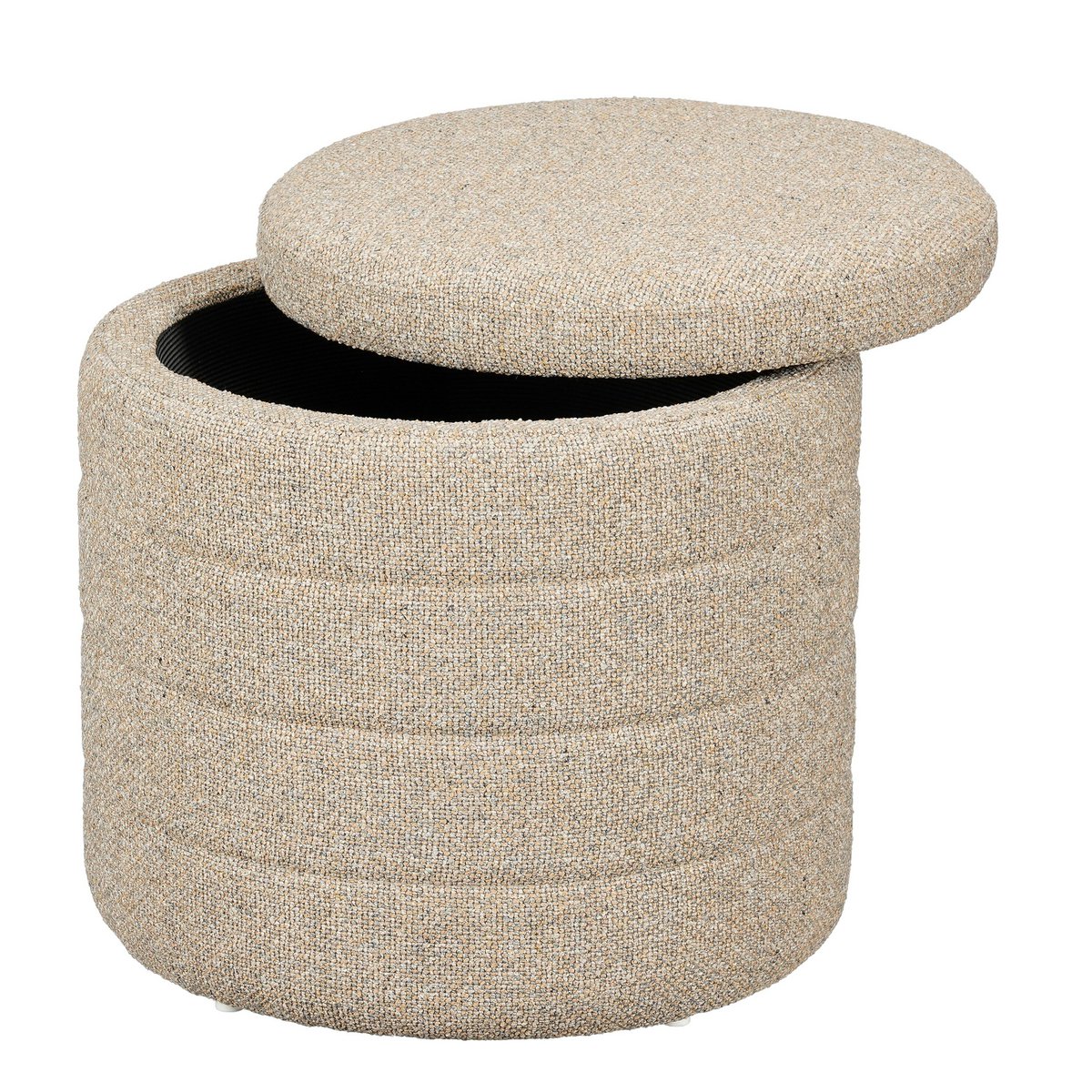 Poef Pouffe Beige Mica Decorations