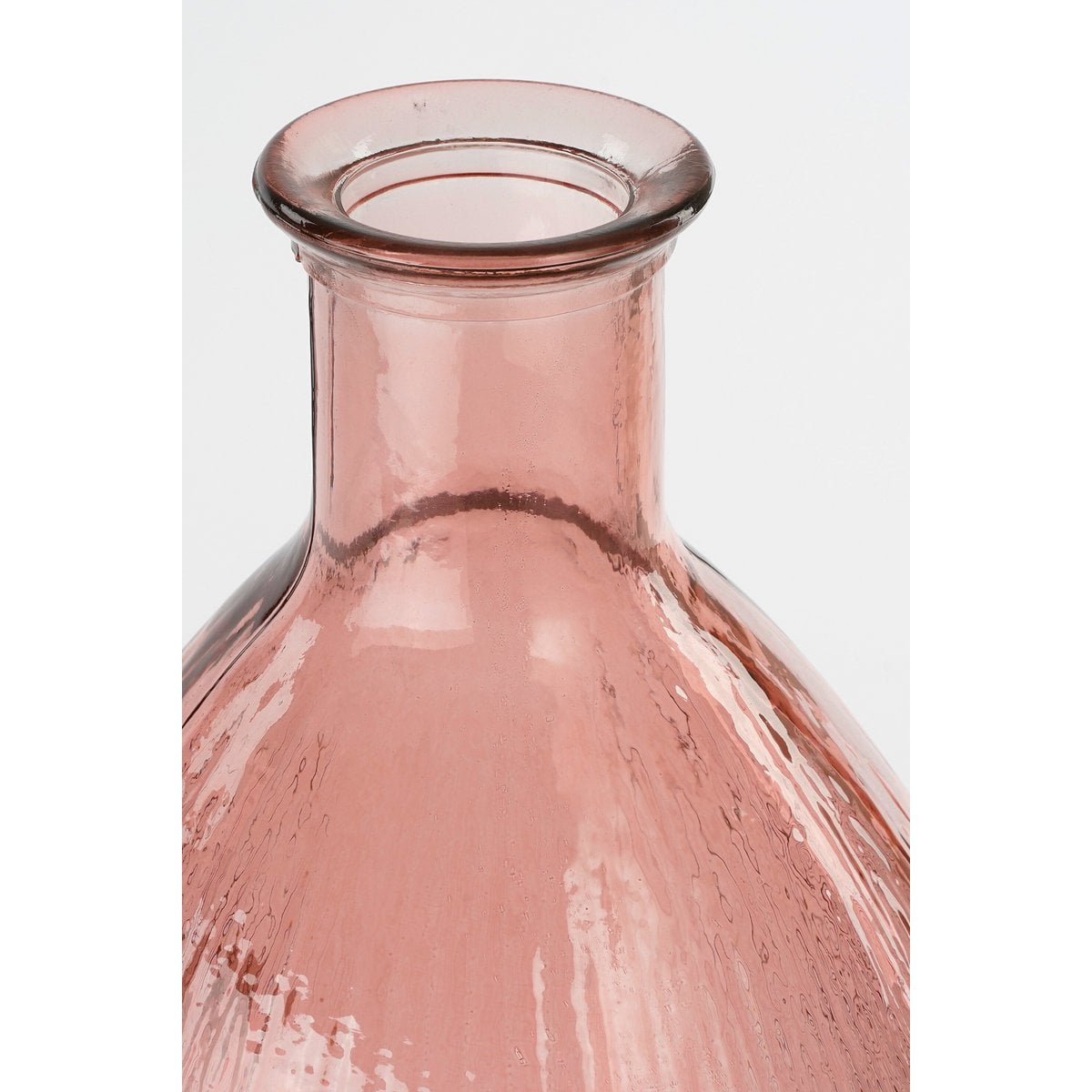 Decoratieve fles Firenza Lichtroze Mica Decorations