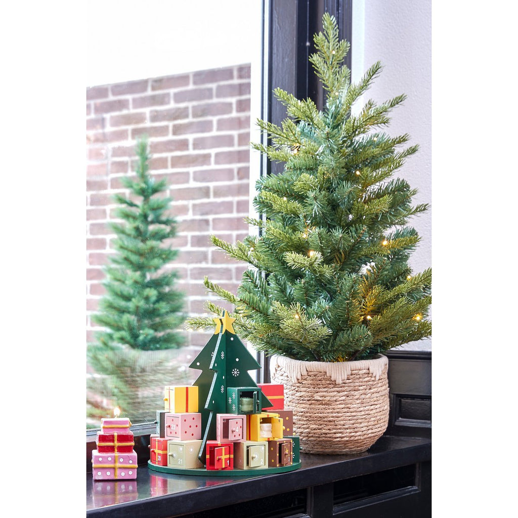 Adventskalender  Groen Mica Decorations