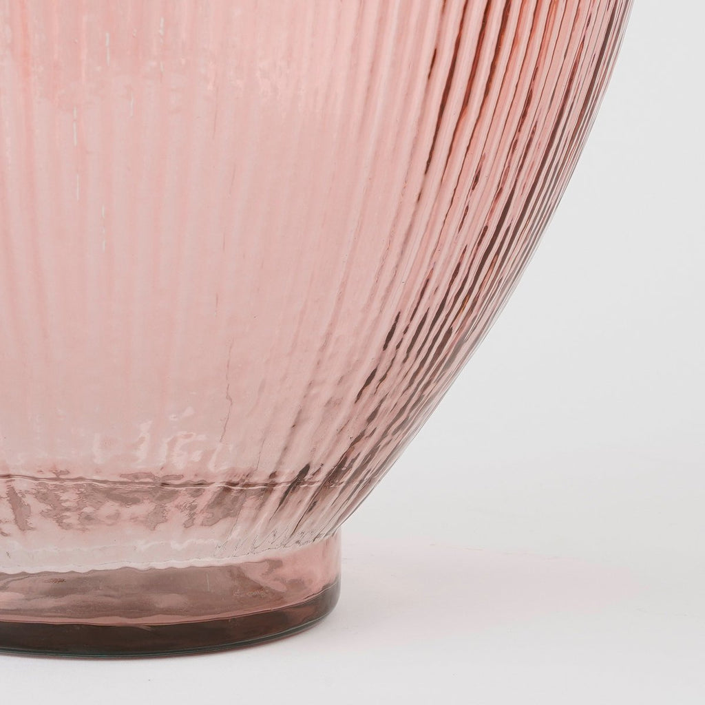 Decoratieve fles Firenza Lichtroze Mica Decorations