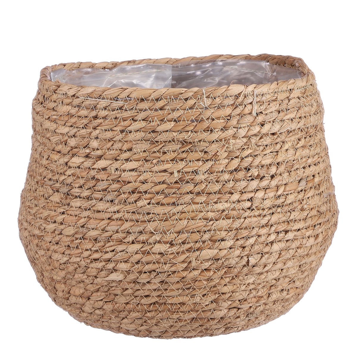 Jorck Plantenmand - H24 x Ø26 cm - Zeegras - Lichtbruin Mica Decorations