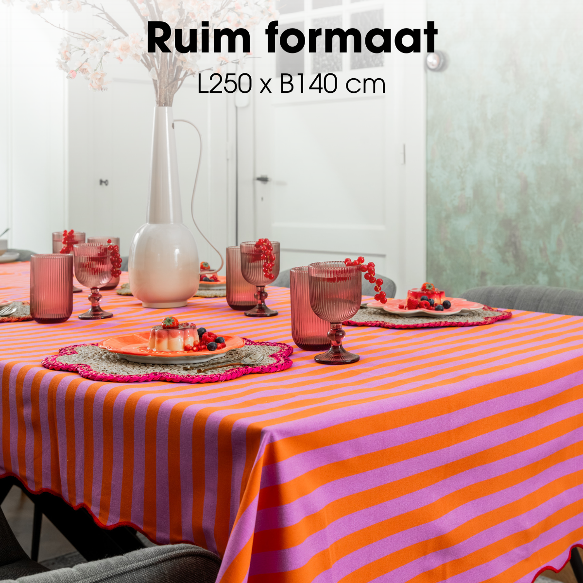 Tafellaken  Oranje Mica Decorations