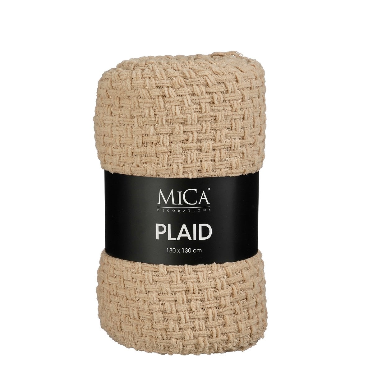 Plaid Cosenza Beige Mica Decorations