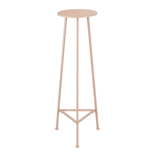 Adine Plantentafel - H120 x Ø35 cm - Metaal - Lichtroze