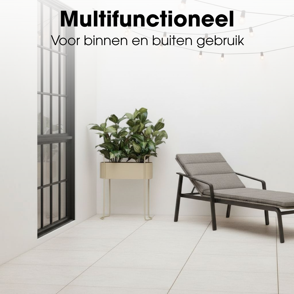 Bloempot binnen Moritz Beige Mica Decorations