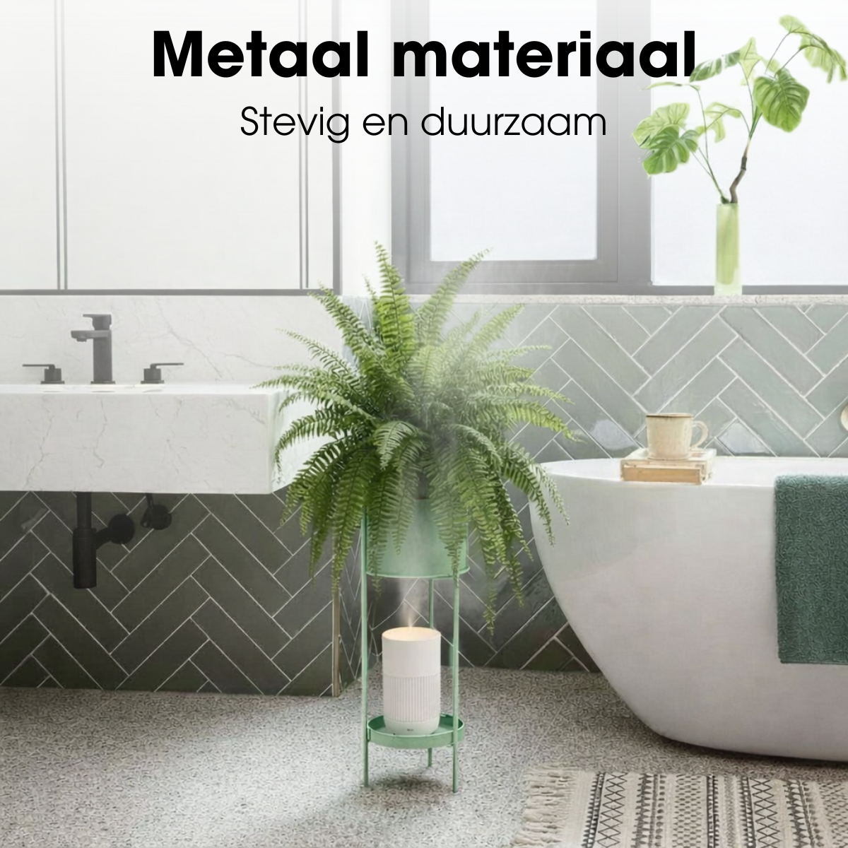 Bloempot binnen Colyn Groen Mica Decorations