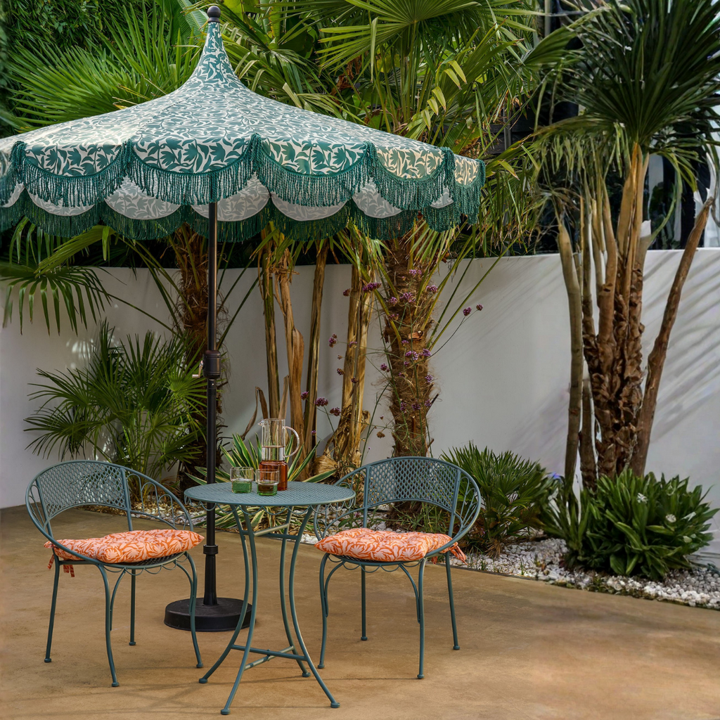 Parasol Kelly Donkergroen Mica Decorations