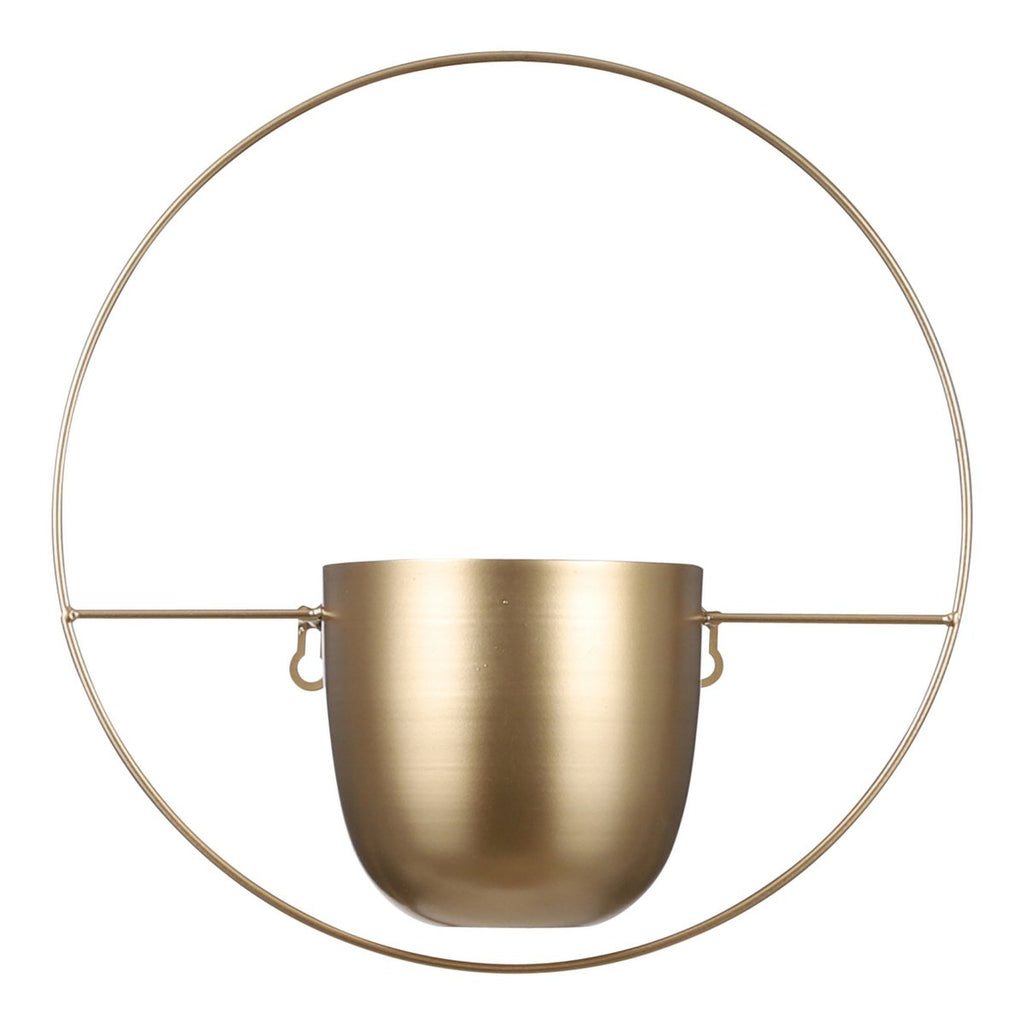 Dexter Bloempot Wand - L34 x B14 x H34 cm - Goud