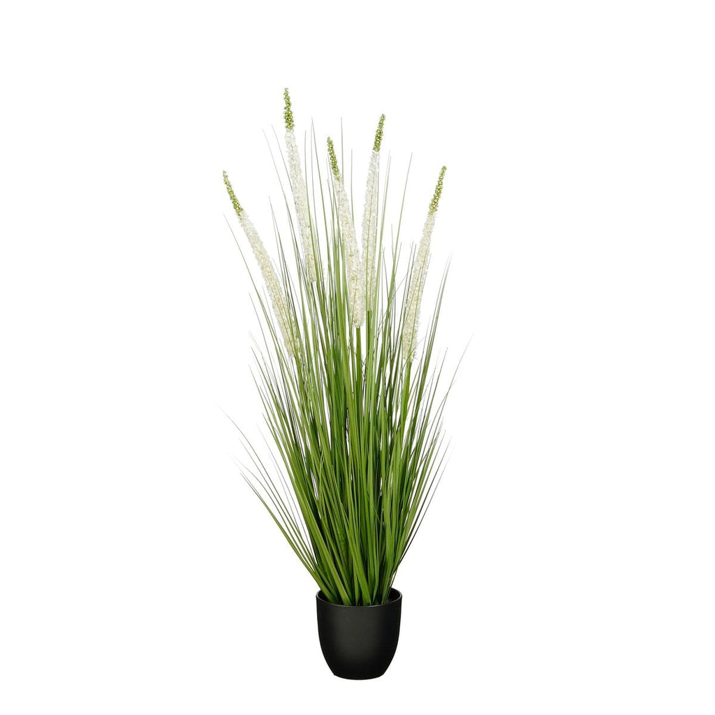 Kunstplant Siergras Wit Mica Decorations
