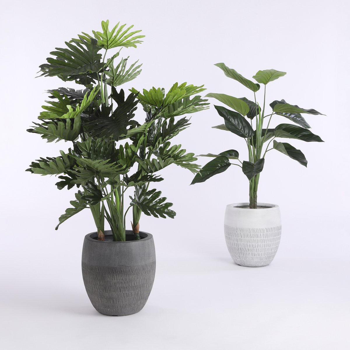 Philodendron Kunstplant - H100x Ø70 cm - Groen Mica Decorations