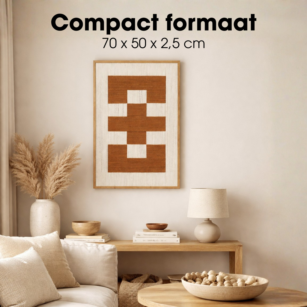 Wanddecoratie  Bruin Mica Decorations