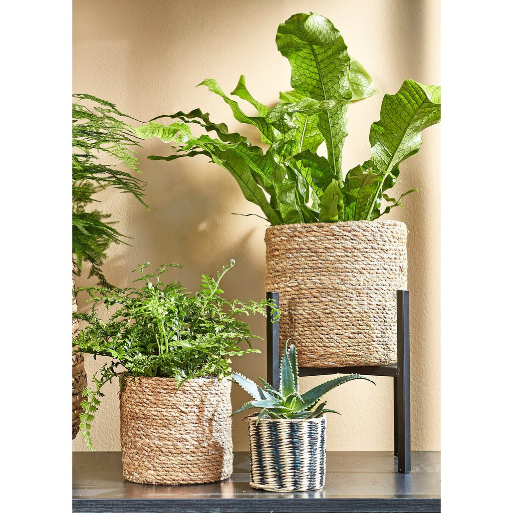 Ascot Plantenstandaard XL - L38 x B38 x H40cm - Metaal - Zwart Mica Decorations