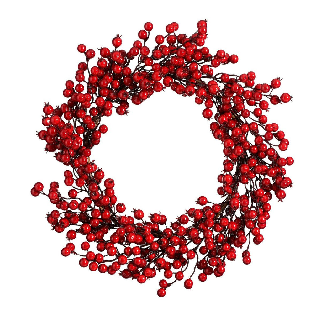 Kerstkrans  Rood Mica Decorations