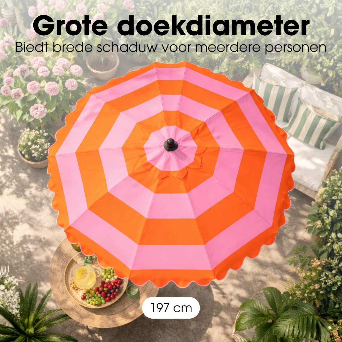 Parasol  Oranje Mica Decorations