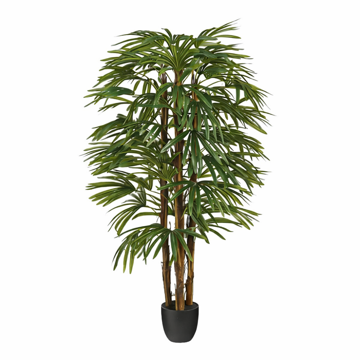 Kunstplant Raphis Palm Groen Mica Decorations