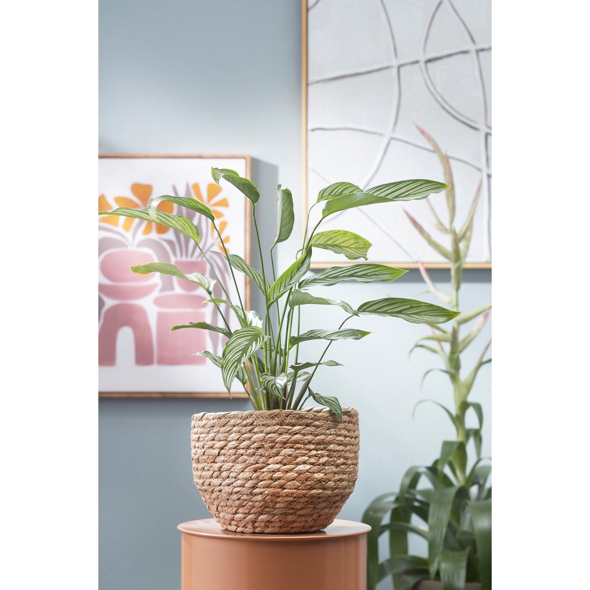 Jorck Plantenmand - H24 x Ø26 cm - Zeegras - Lichtbruin Mica Decorations