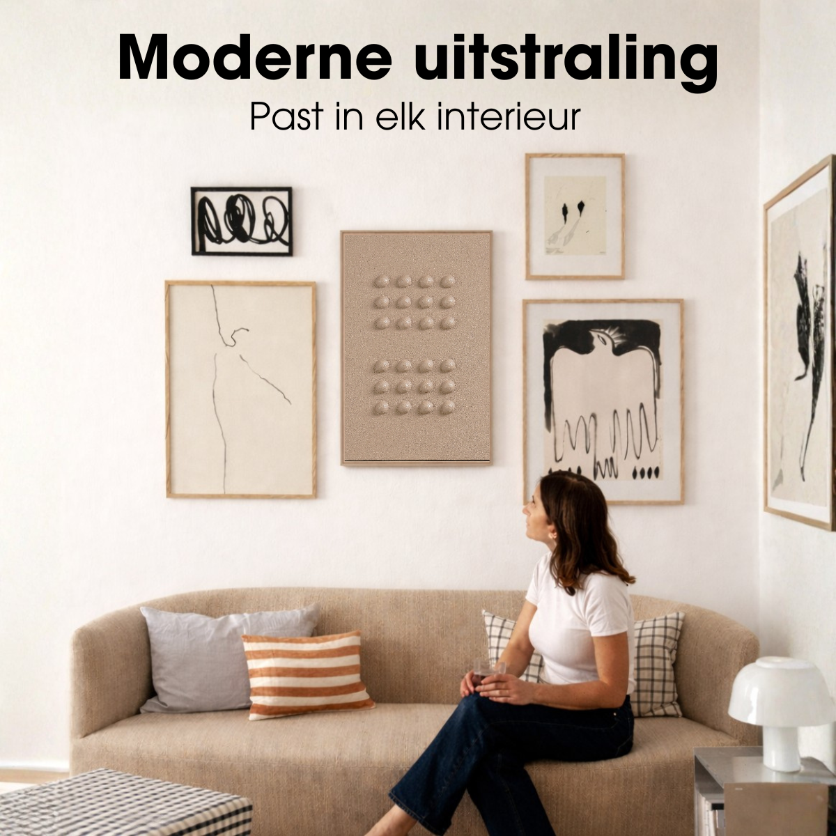 Wanddecoratie  Donkerbruin Mica Decorations