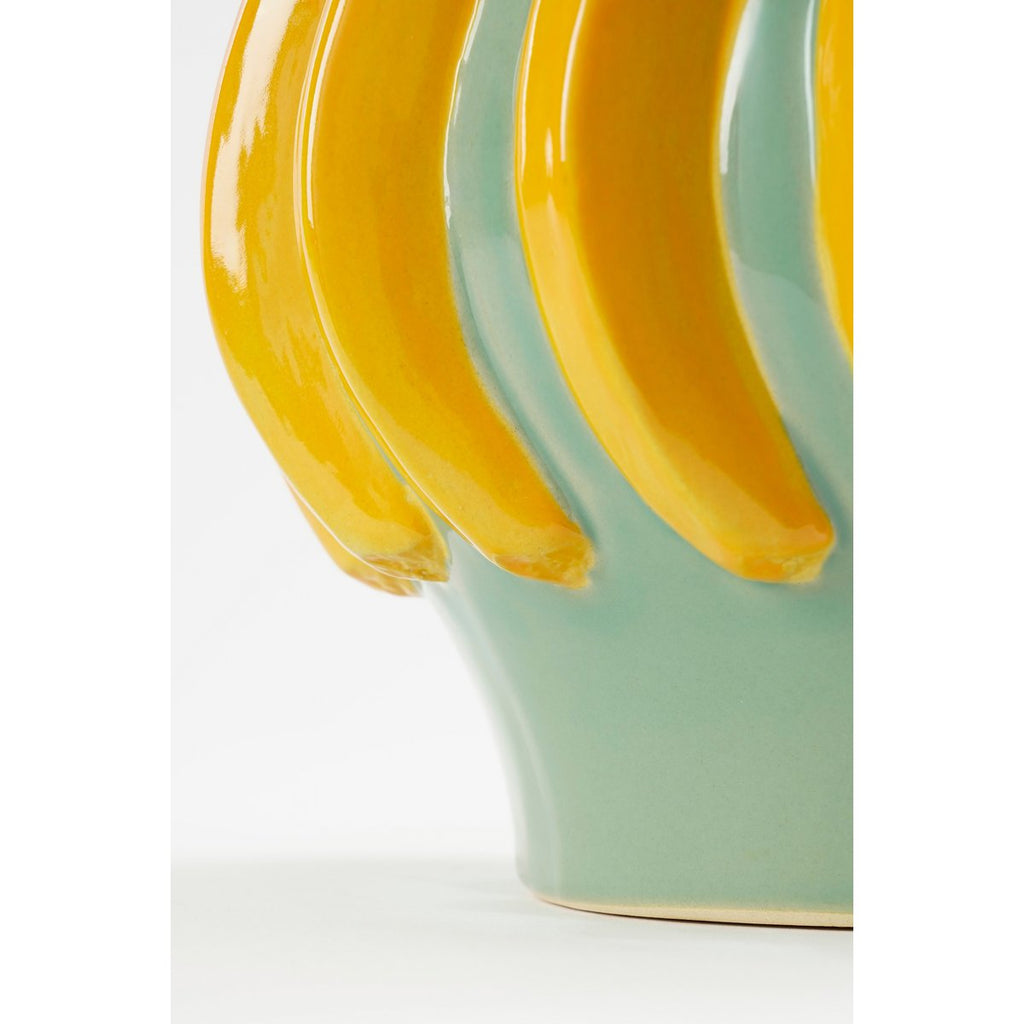 Moza Bloempot Binnen - H18 x Ø24 cm - Keramiek - Lichtgroen