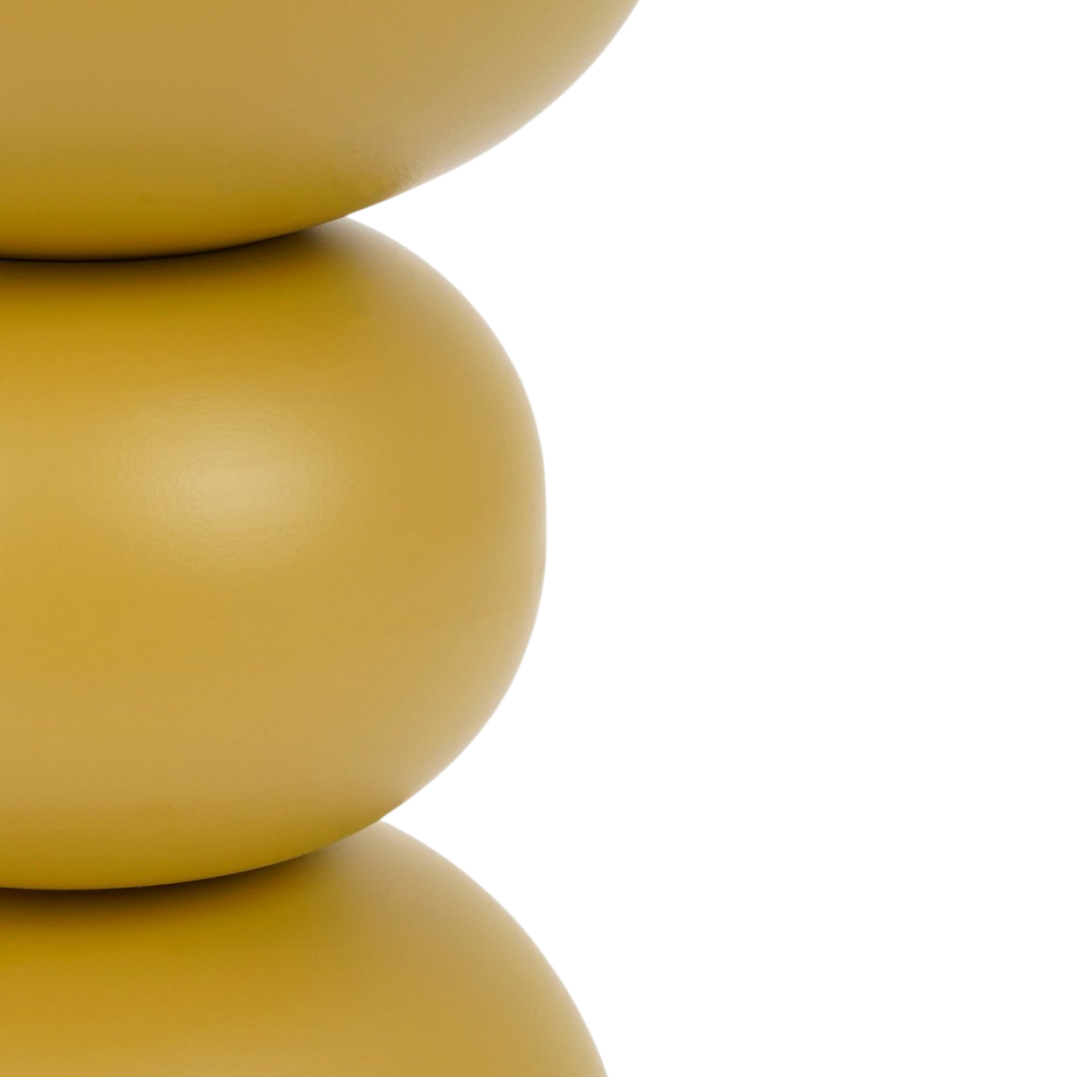 Bijzettafel Luna Geel Mica Decorations