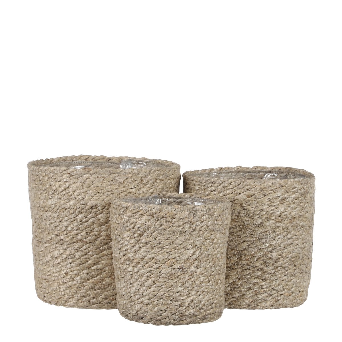 Plantenmand set Atlantic Crème Mica Decorations