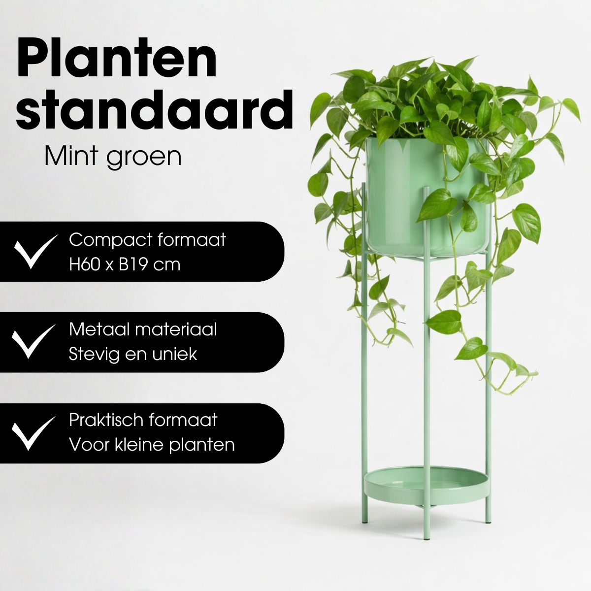 Bloempot binnen Colyn Groen Mica Decorations