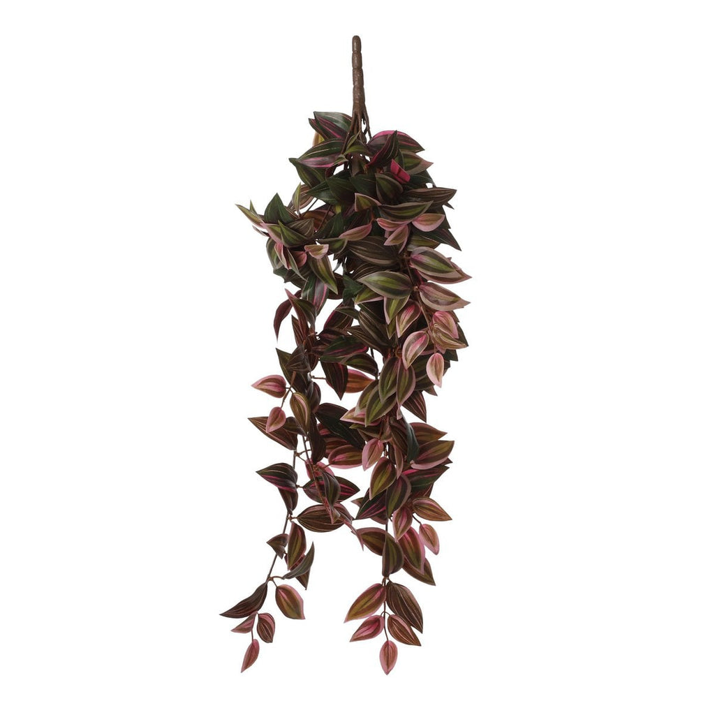Kunst hangplant Tradescantia Donkerrood Mica Decorations