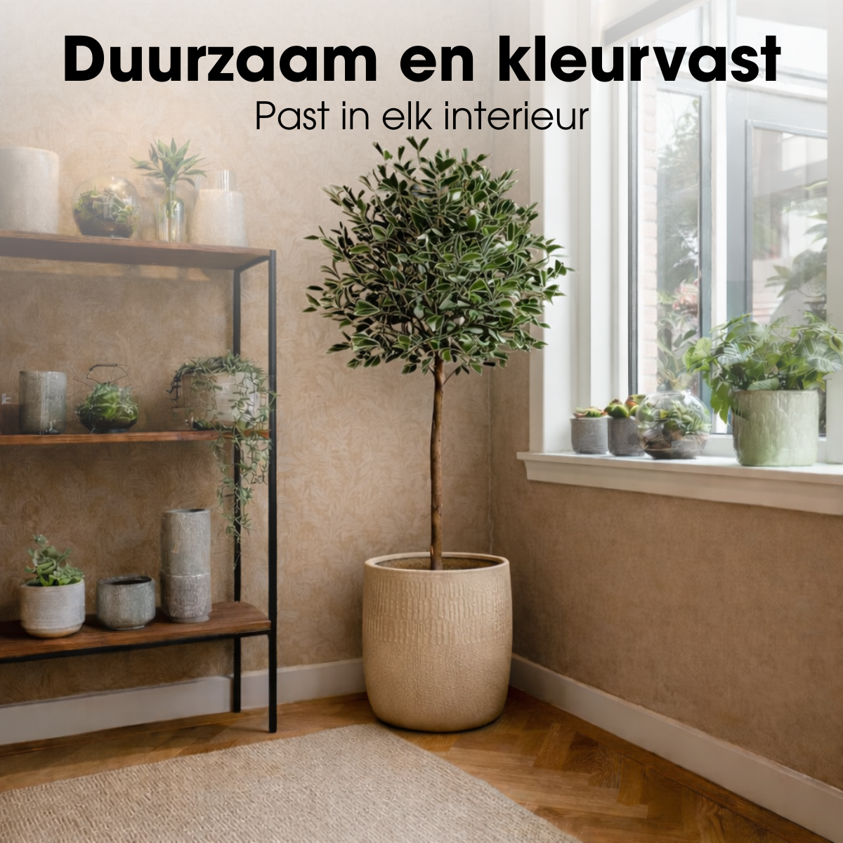 Kunstplant Ficus Groen Mica Decorations