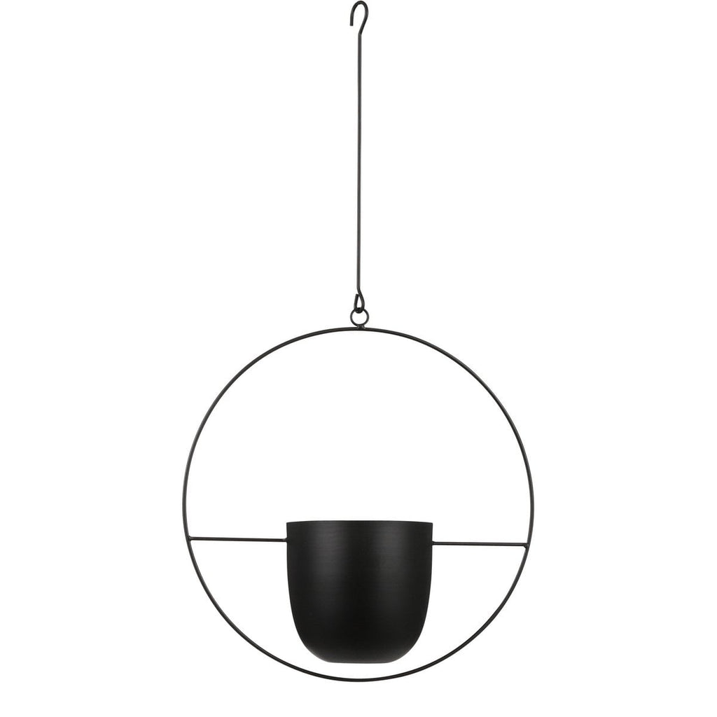 Bloempot binnen hangend Dexter Zwart Mica Decorations