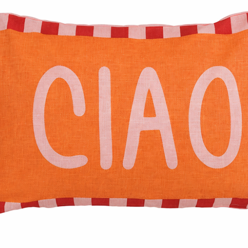 Sierkussen  Oranje Mica Decorations