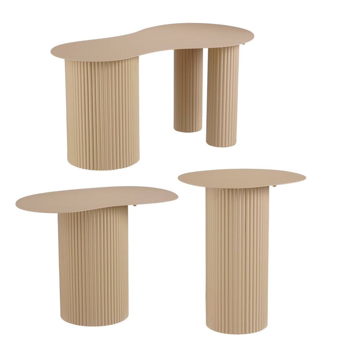 Bijzettafel Lux Lichtbruin Mica Decorations