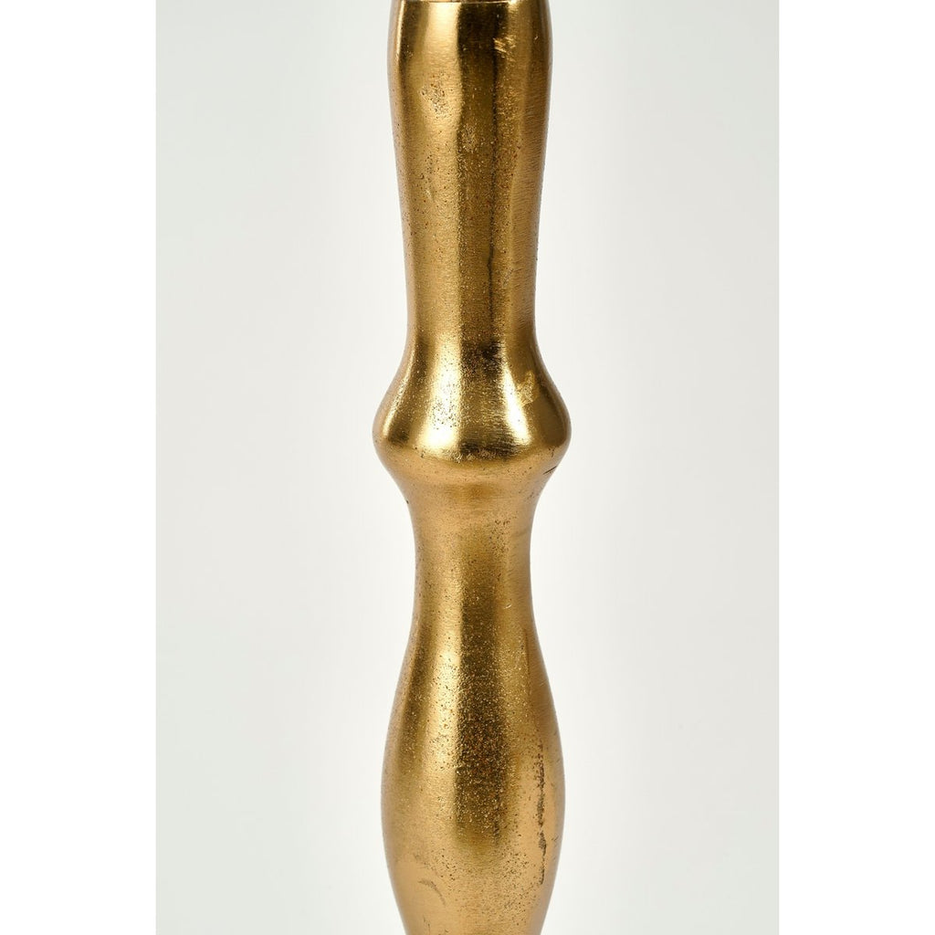 Duco Bijzettafel - H66 x Ø25 cm - Gerecycled Aluminium - Goud