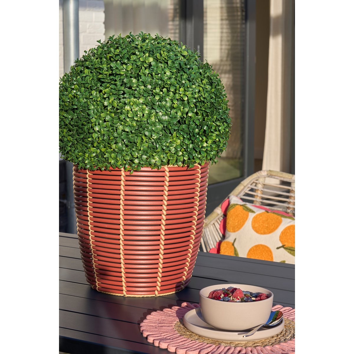 Ozzu Serviesset 16-delig - Steengoed - Taupe