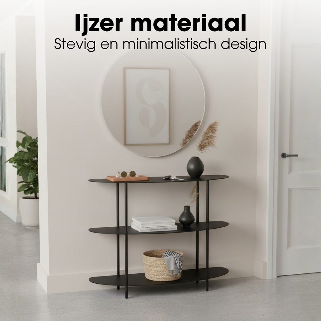 Kast  Zwart Mica Decorations