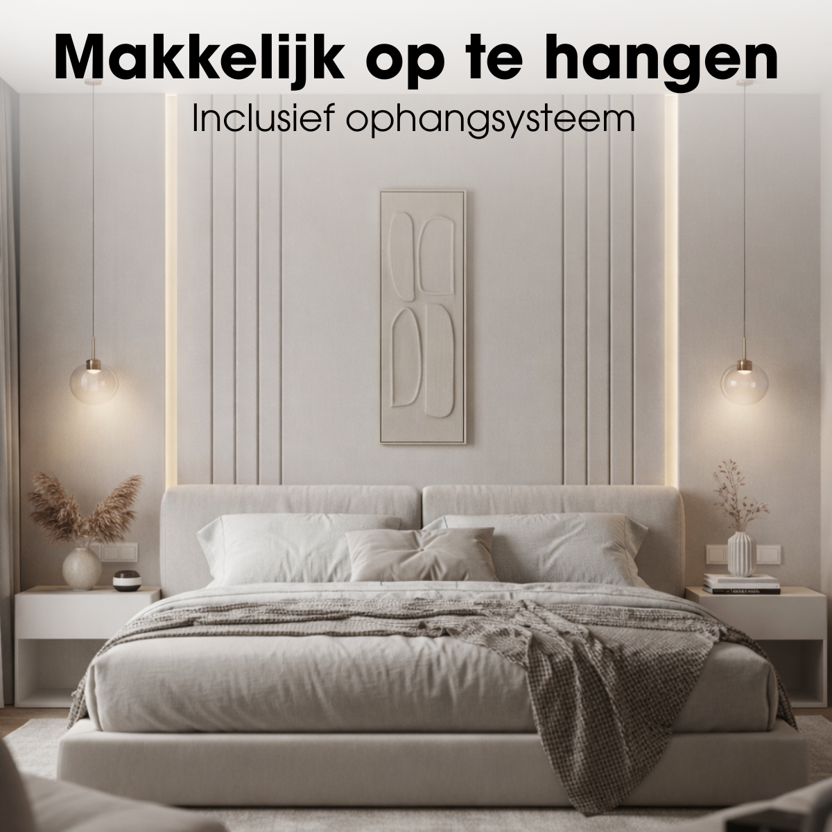 Wanddecoratie  Bruin Mica Decorations