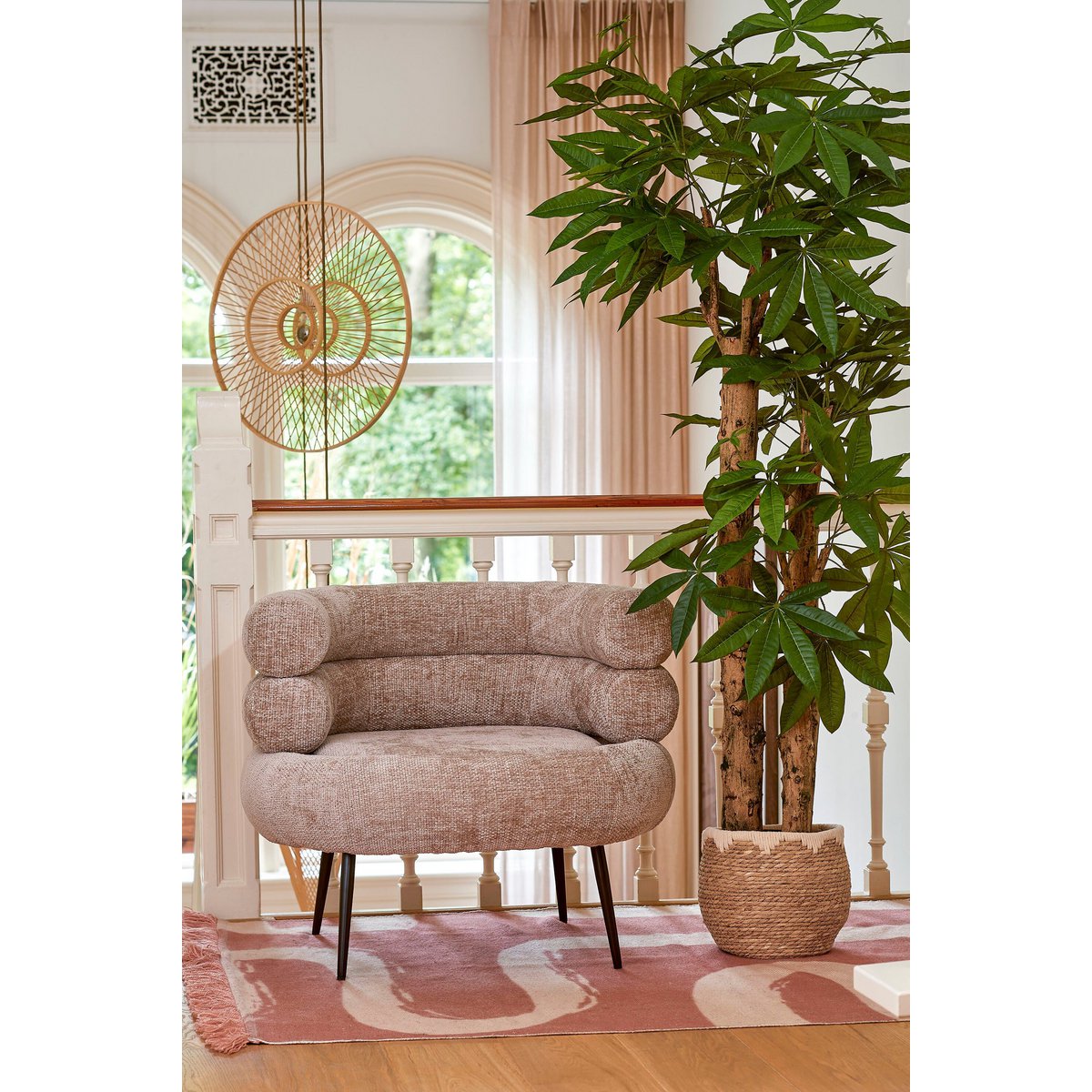 Kunstplant Pachira Groen Mica Decorations