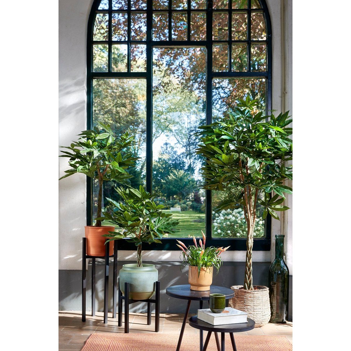 Kunstplant Pachira Groen Mica Decorations
