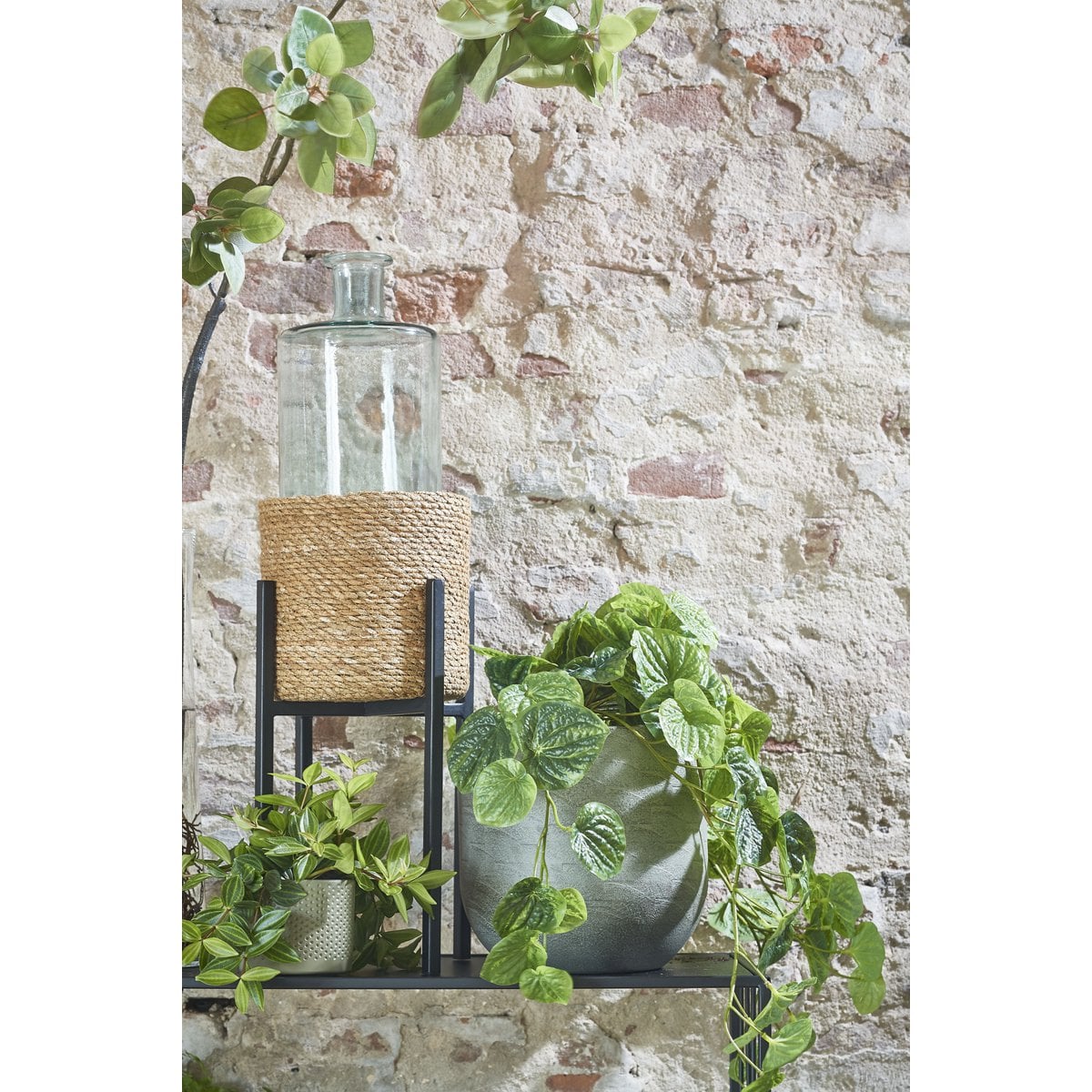 Plantenstandaard Ascot Zwart Mica Decorations