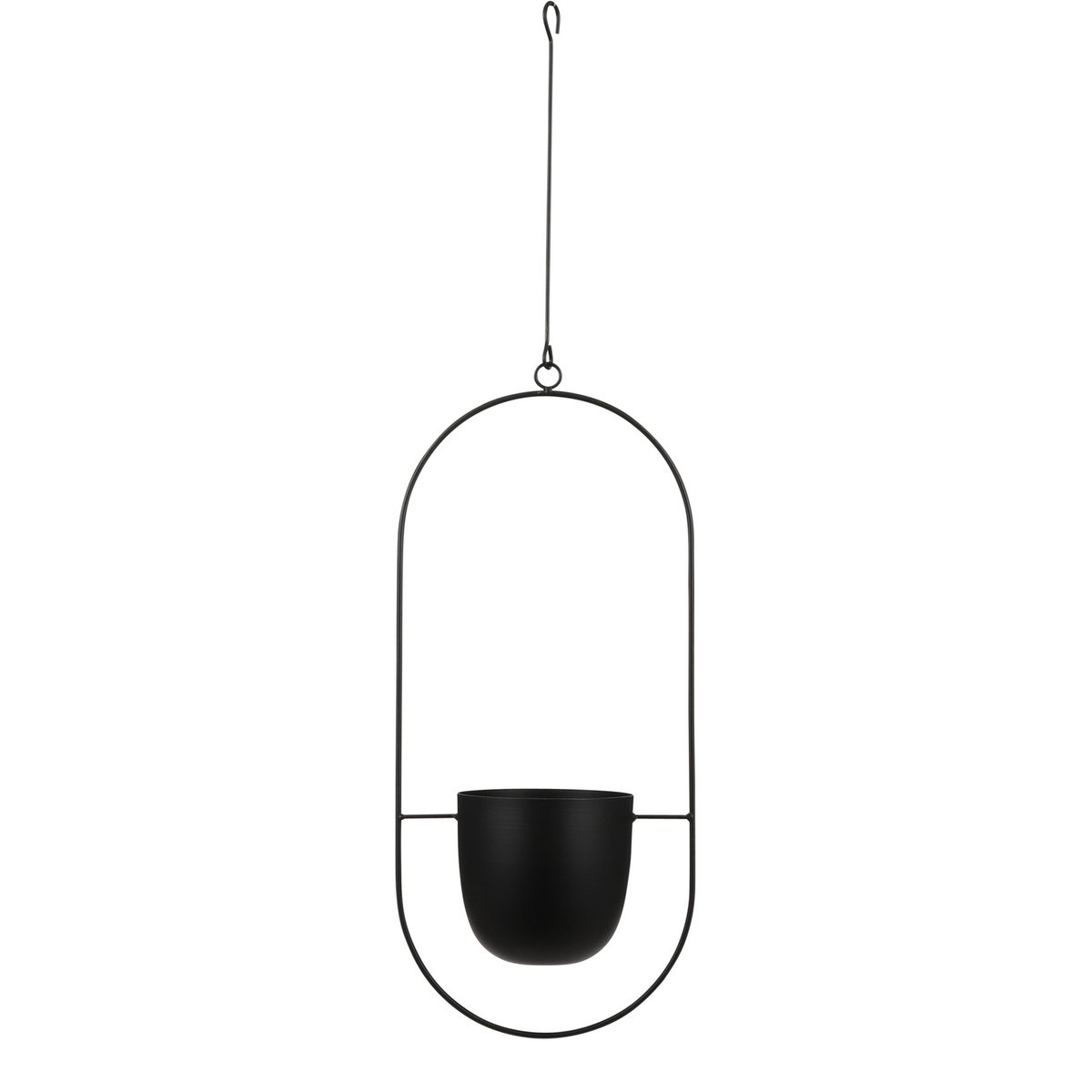 Dexter Hangpot - L24 x B14 x H83 cm - Zwart Mica Decorations