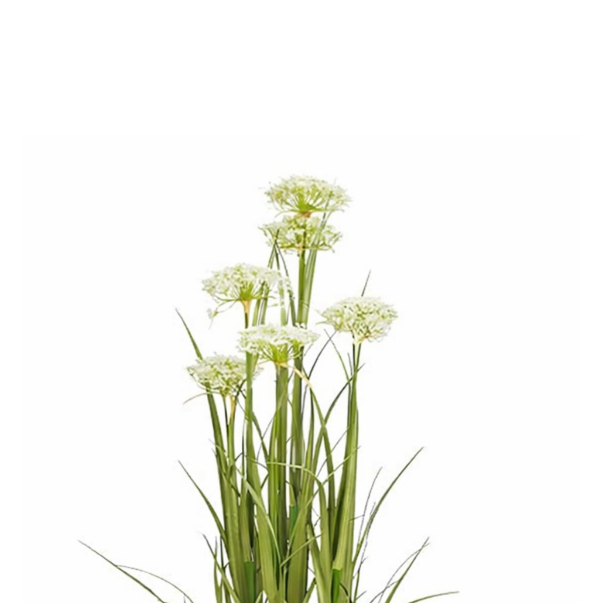 Kunstplant Siergras Wit Mica Decorations