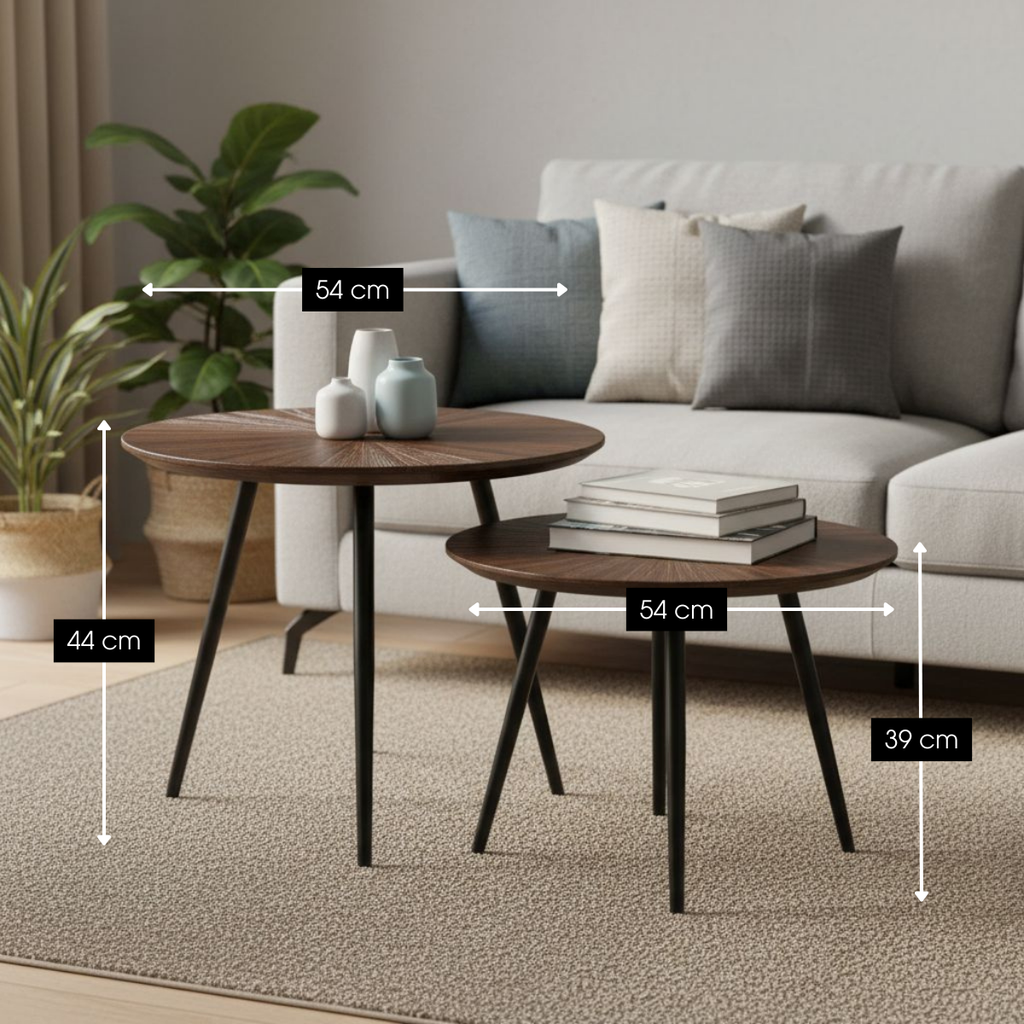 Bijzettafel Dane Bruin Mica Decorations