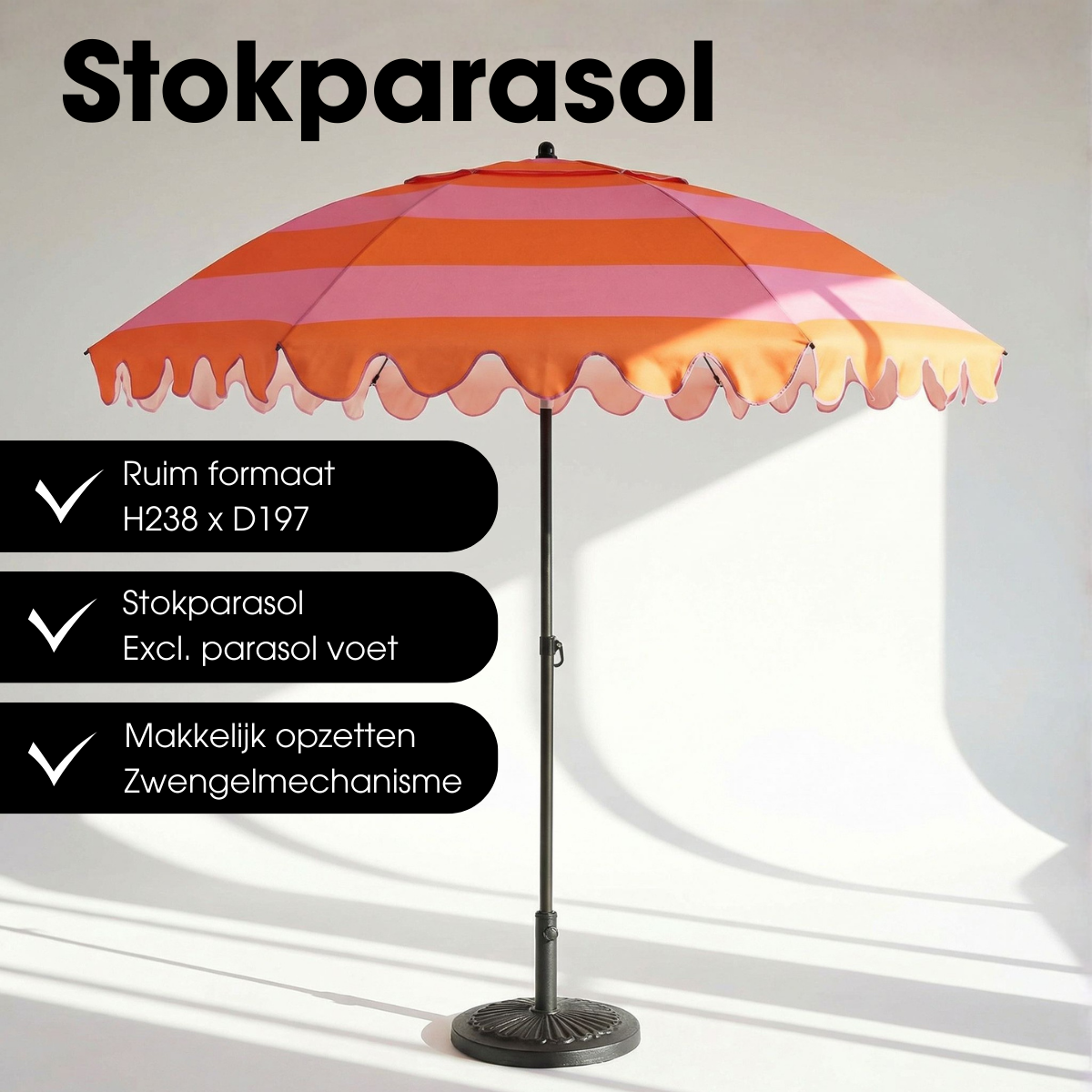 Parasol  Oranje Mica Decorations