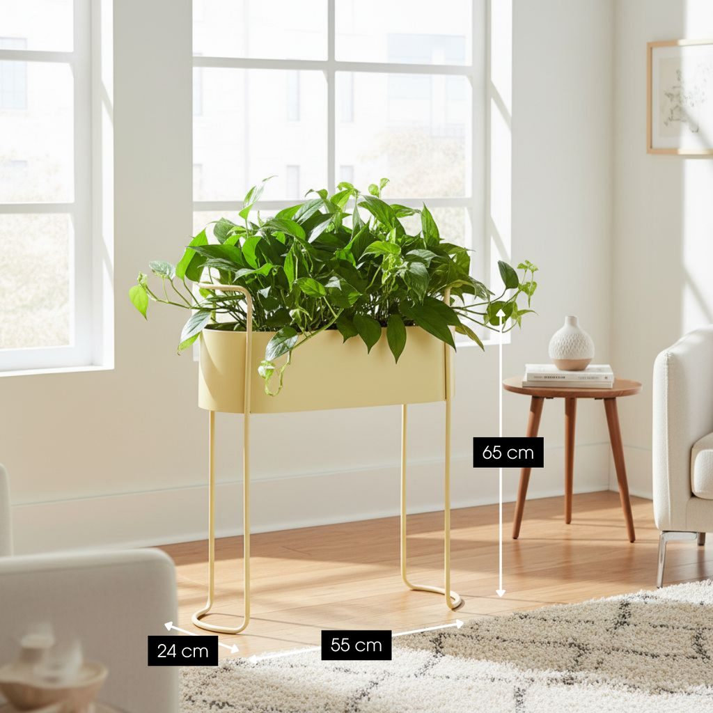 Bloempot binnen Moritz Beige Mica Decorations