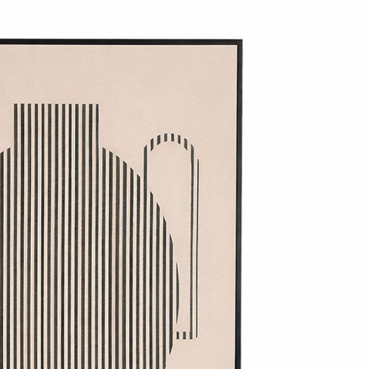 Wanddecoratie  Zwart Mica Decorations