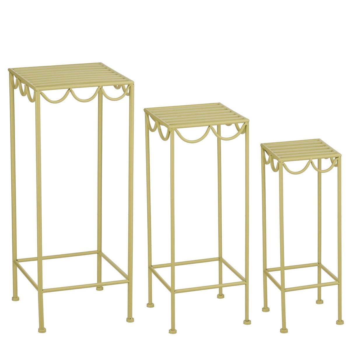 Plantenstandaard buiten Rosalie Lichtgroen Mica Decorations