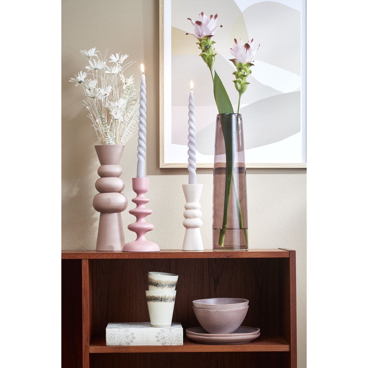 Dinerkaars Twist Lichtgrijs Mica Decorations