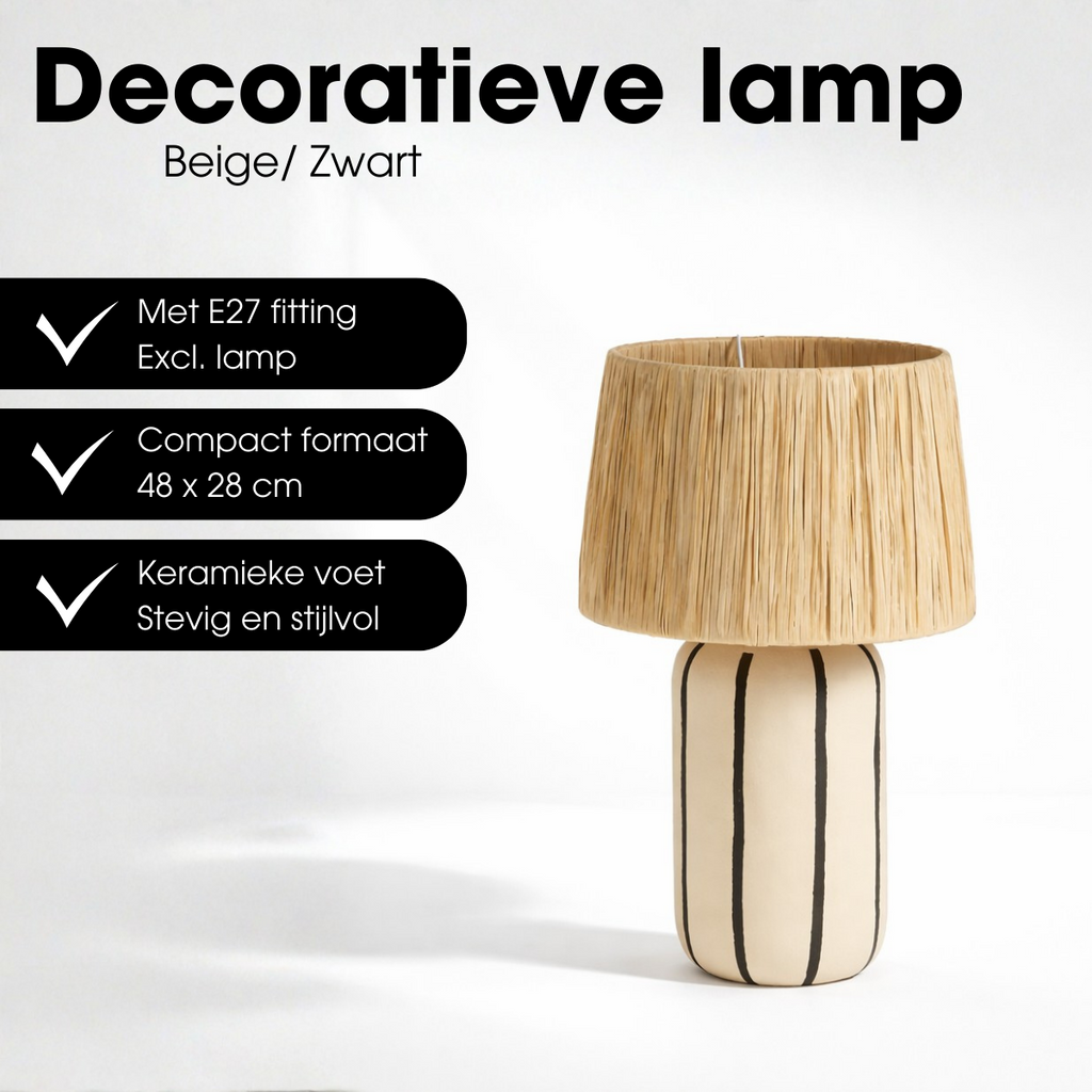 Staande lamp Denton Beige Mica Decorations