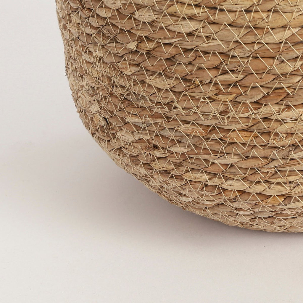 Jorck Plantenmand - H19 x Ø22 cm - Zeegras - Lichtbruin